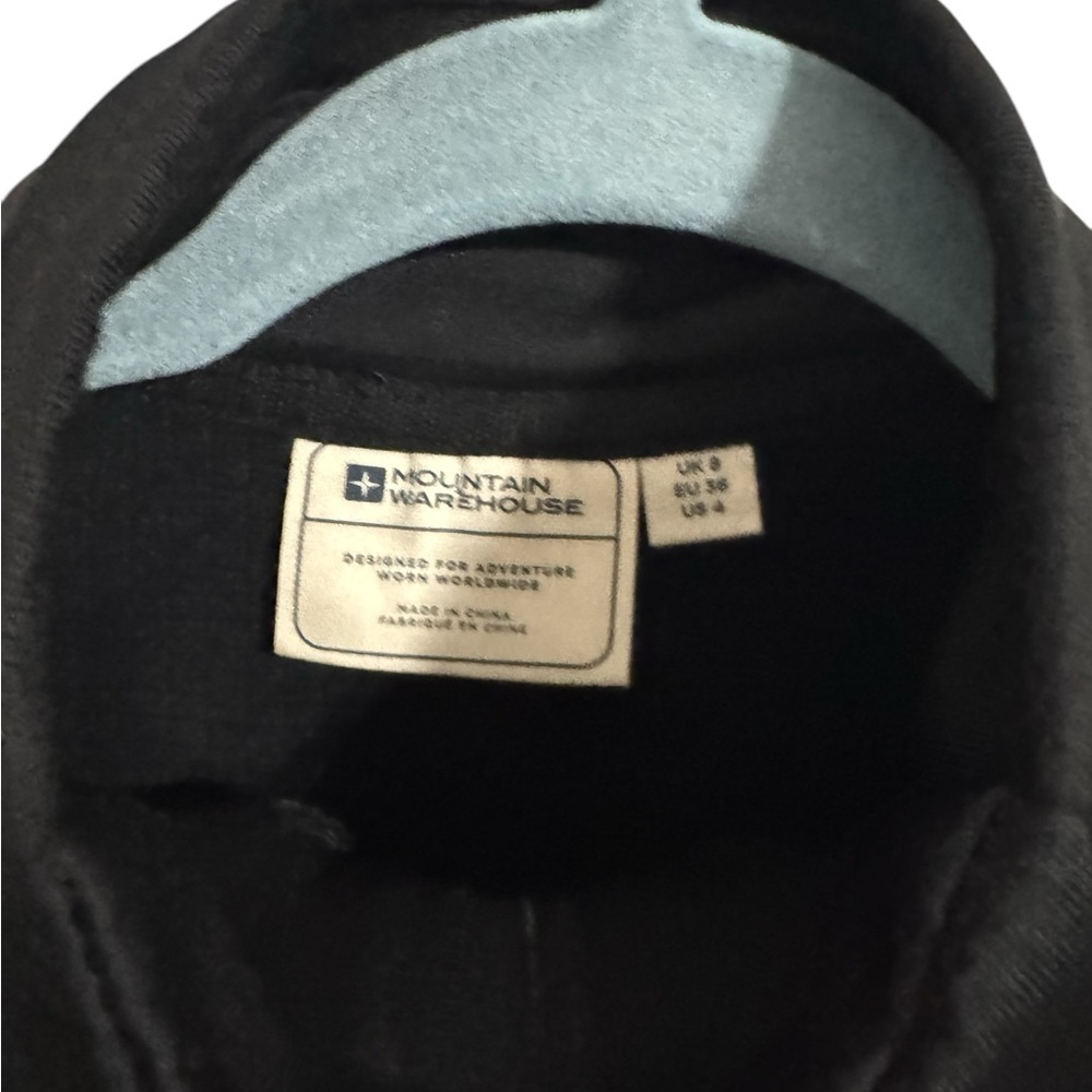 New With Tags Mountain Warehouse Juniper Fleece Black Jacket in Sz 4 - Picture 4 of 9